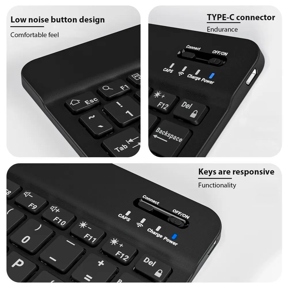 Bluetooth Wireless Keyboard Universal Mobile Phone Tablet Keyboard And Mouse Mini Bluetooth Keyboard Ipad Keyboard Accessories
