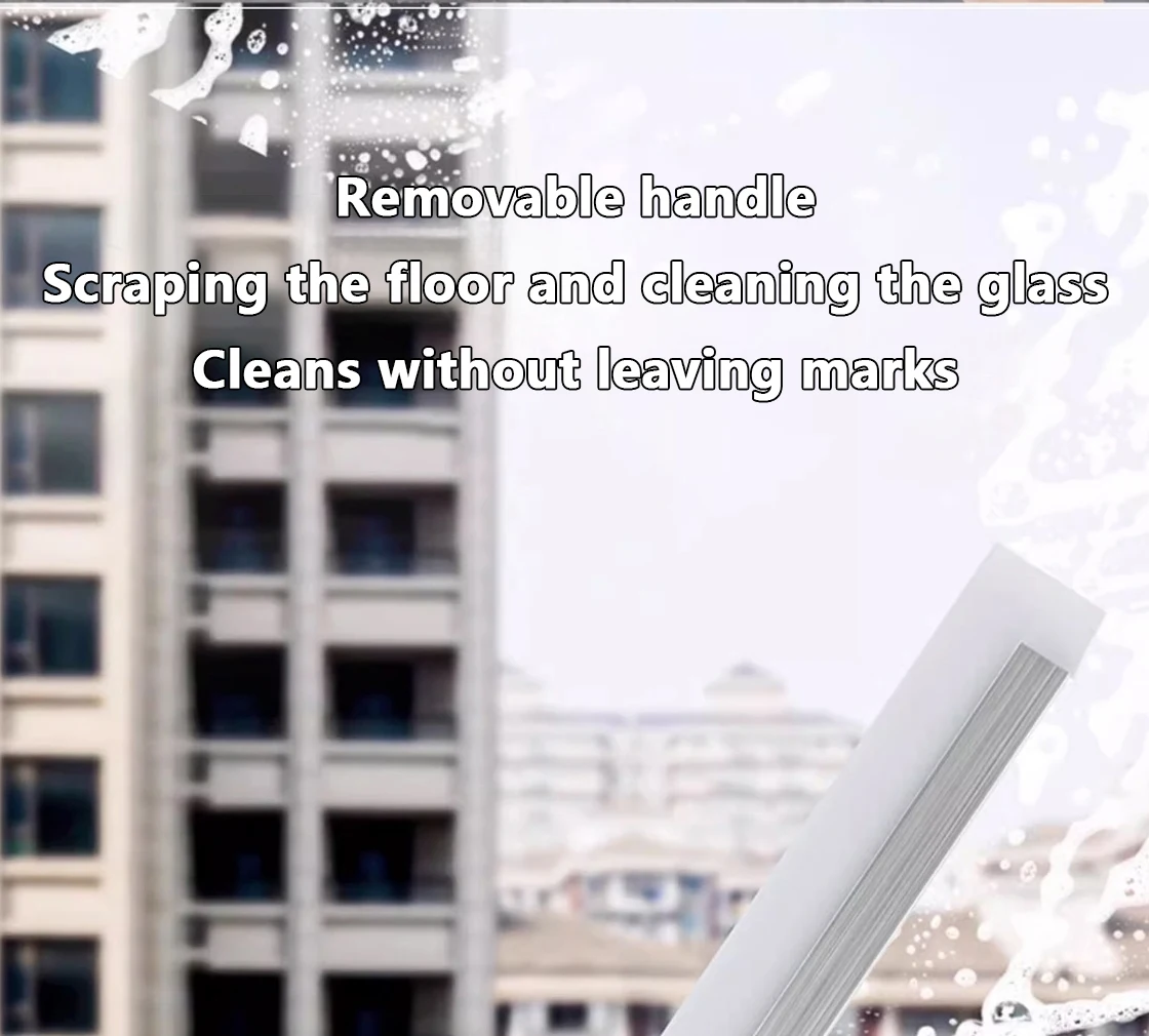 Silicone Scraper Broom Magic Wiper Floor Toilet Bathroom Squeegee Scrubber High Place Glass Wiper Household Cleaning Tools
