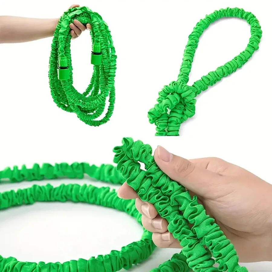 25FT-200FT Expandable Magic Hose Lightweight Design Durable Materials 7 Water Spraying Functions Gun Home Garden Watering Tools