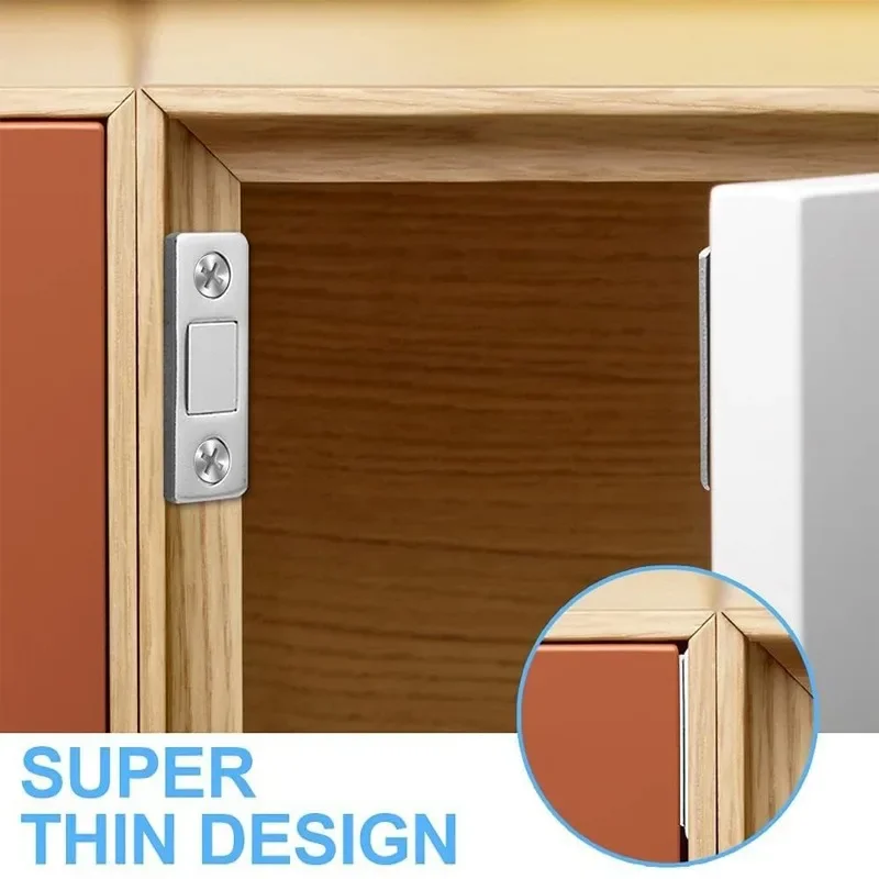 Wholesale Magnetic Door Catch Ultra-Thin Cabinet Catches Door Closed Magnets Sheet Adhesive Closet Drawer Window Magnet Latches