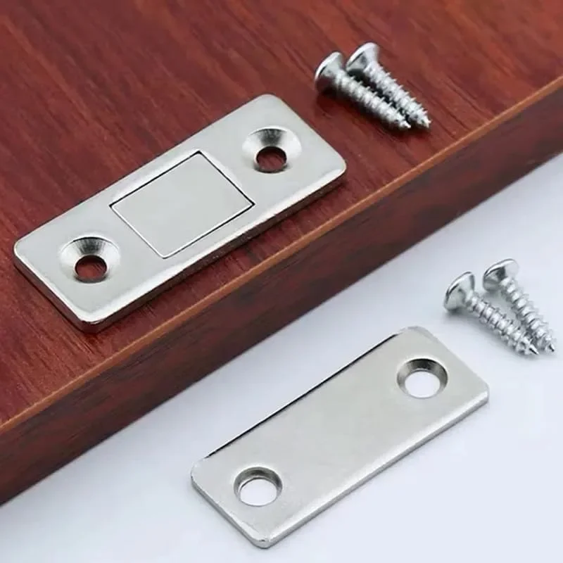 Wholesale Magnetic Door Catch Ultra-Thin Cabinet Catches Door Closed Magnets Sheet Adhesive Closet Drawer Window Magnet Latches