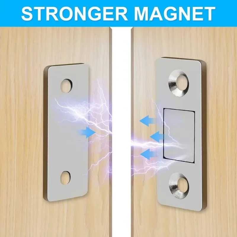 Wholesale Magnetic Door Catch Ultra-Thin Cabinet Catches Door Closed Magnets Sheet Adhesive Closet Drawer Window Magnet Latches