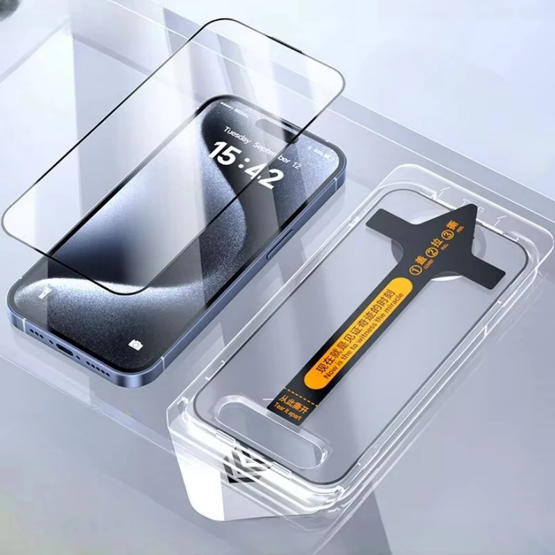 1-3PCS Dust Free Temeperd Glass For Samsung A56 5G A55 A36 A17 A16 A15 A14 A13 A34 A35 A54 A53 A52 A24 A25 A73 Screen Protector
