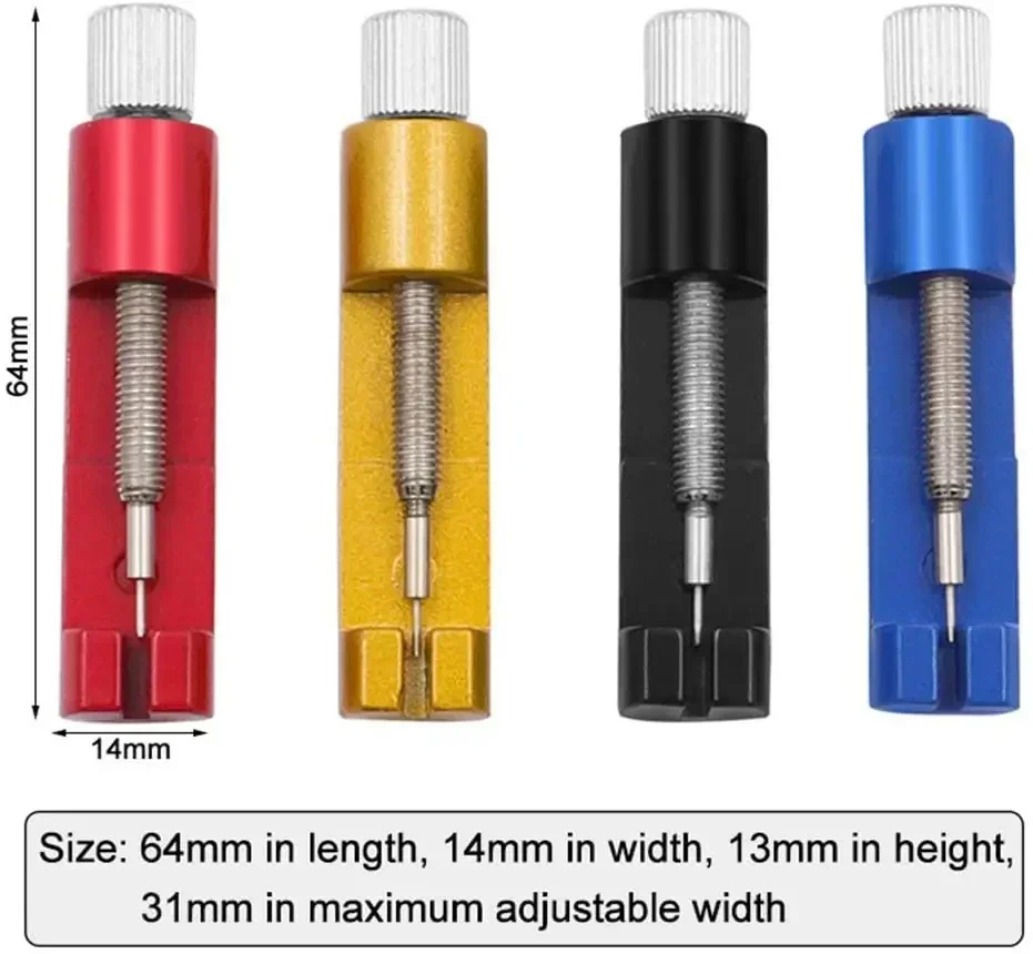 Adjusting Watch Strap Tool Watch Repair Tool with Watch Pin Band Bracelet Link Pin Tool Remover Easy To Remover Adjust