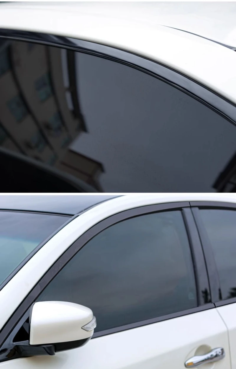 Car Stickers Bright Black Auto Window Edge Protector Trim Car Body/ Door Anti-scratch Protection Strip Chrome Styling Decorative