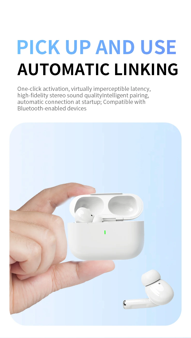 2025 Air Pro Wireless Bluetooth Earphones TWS Headset HiFi Earbuds Noise Reduction Headphones Waterproof For IPHONE Android