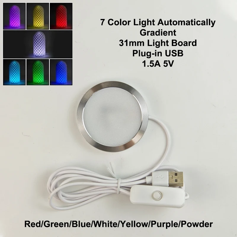 For Bambu Lab Led Lamp Kit Adjustable Light Kit Led Light Parts Hardware DIY Model white /cold/warm light Without Lamp shell 001
