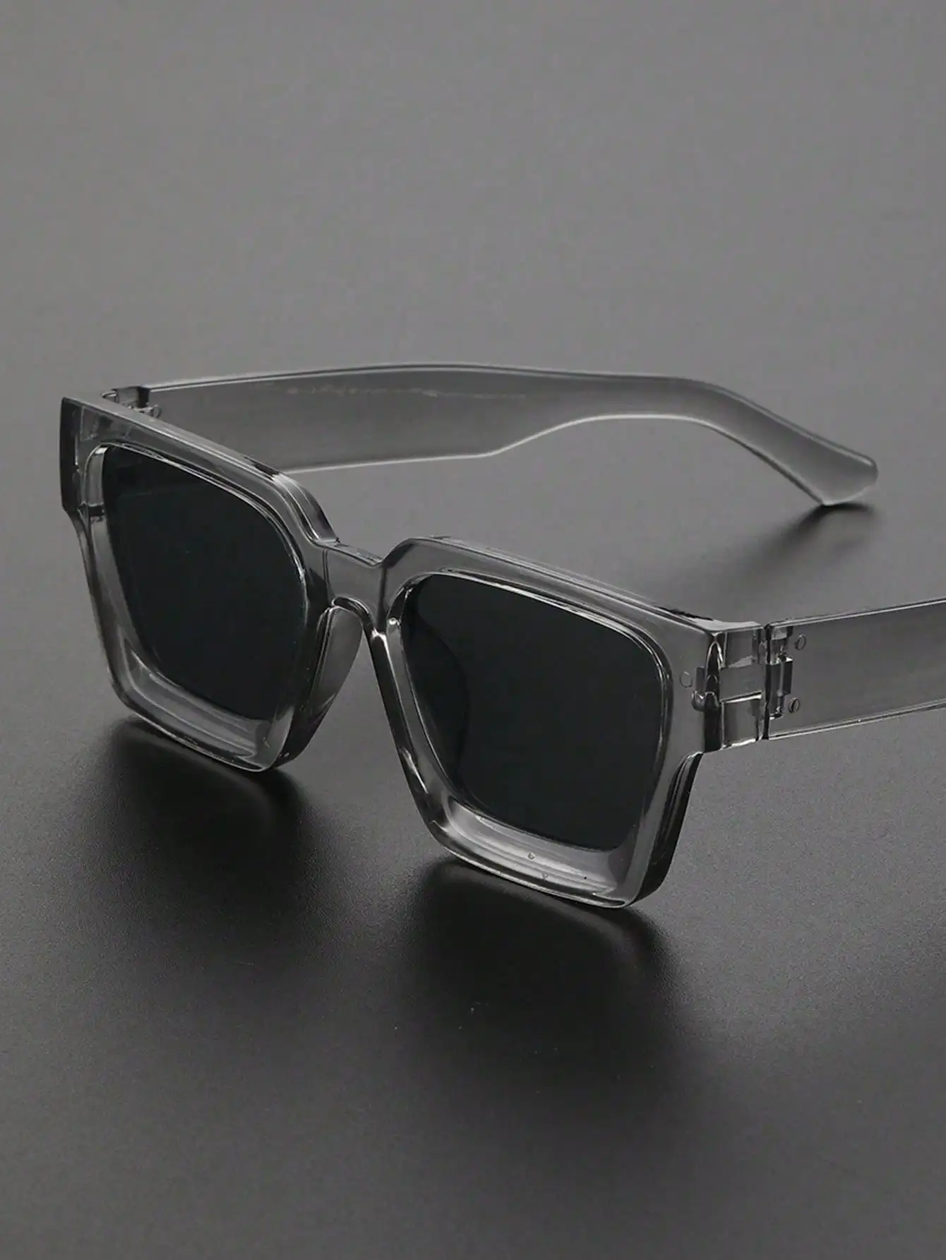 1/2 PC S Classic Fashion Square Plastic Frame Women Sunglasses For Men Daily Life Shades Eyewear Accessories.