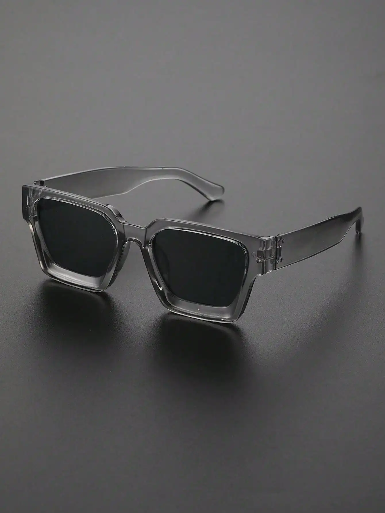 1/2 PC S Classic Fashion Square Plastic Frame Women Sunglasses For Men Daily Life Shades Eyewear Accessories.