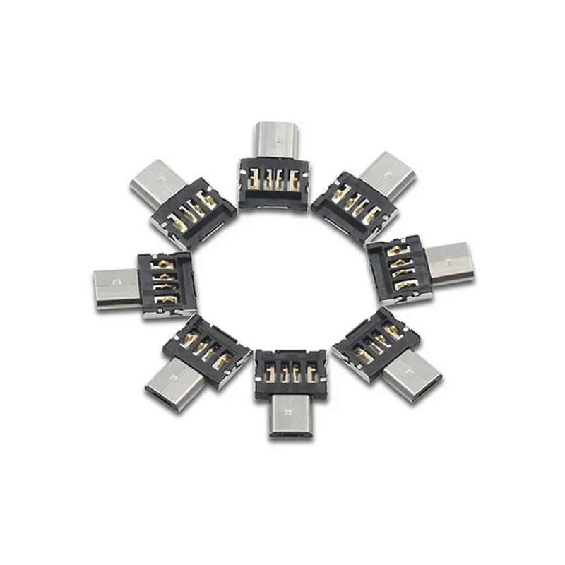 1/5PCS Universal Type-C Micro USB to USB 2.0 OTG Adapter Connector for Cell Smartphone USB2.0 Type C Micro USB OTG Cable Adapter