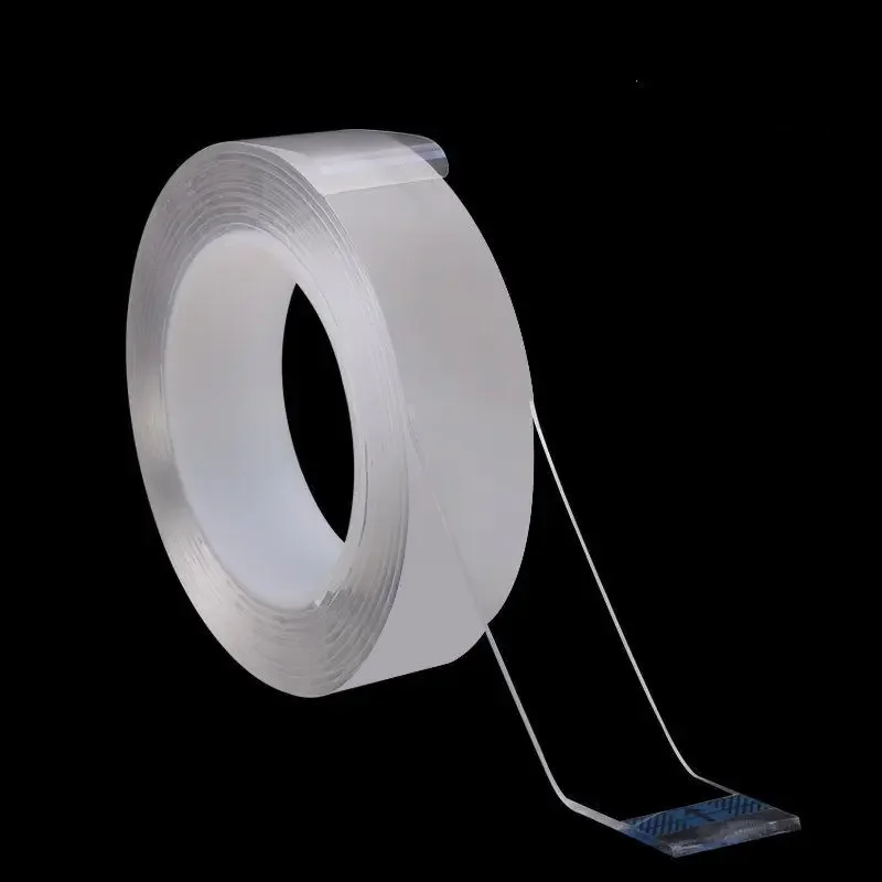 1-10M Nano Double Sided Adhesive Tape Heavy Duty Clear Waterproof Traceless Extra Strong Glue Removable Seal Gap Strip 1/2/3/5cm