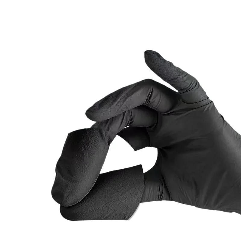 10/20/50/100PCS Black Nitrile Disposable Gloves for Work Latex Free Home Cleaning Glove Textured Mechanic Tattoo Hair Dye Beauty