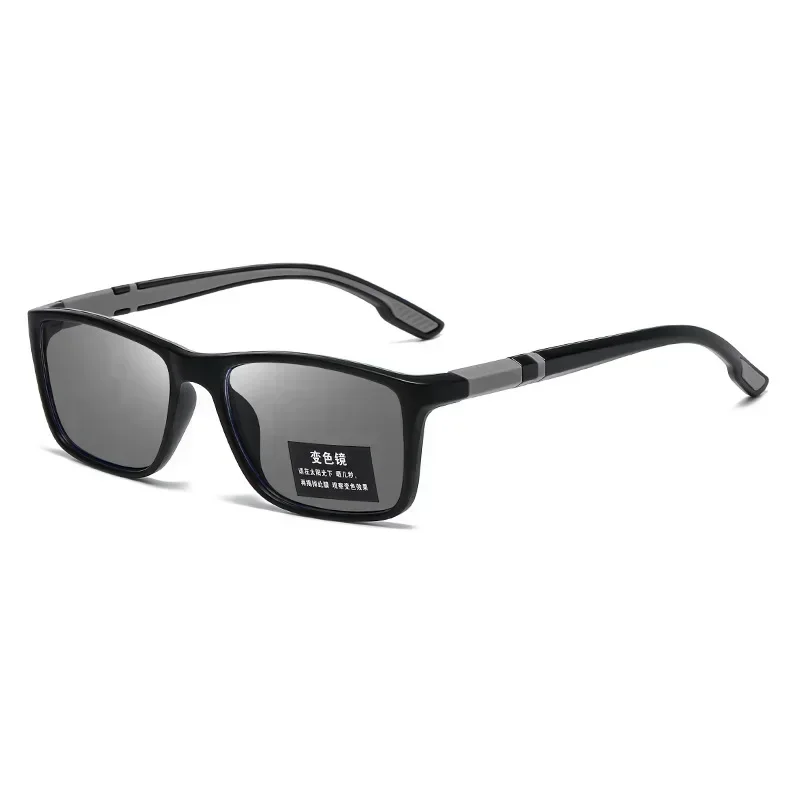 Photochromic Anti Blue Light Outdoor Sports Cycling Ultra Light High-definition Color Changing Myopia Glasses 0 -0.5 -0.75 -1.25