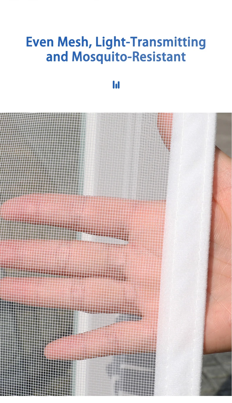 【Invisible Custom·Enhanced Protection】 Mosquito & Insect Window/Door Screens – Hook-and-Loop No-Drill, Multiple Sizes