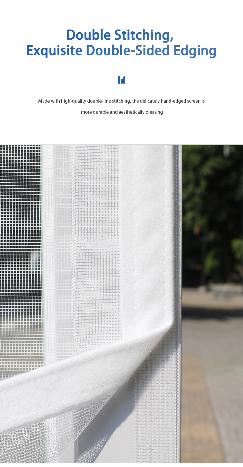 【Invisible Custom·Enhanced Protection】 Mosquito & Insect Window/Door Screens – Hook-and-Loop No-Drill, Multiple Sizes