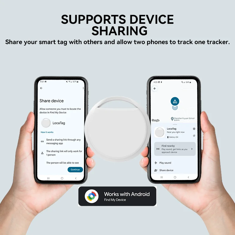 Navigation Tracker For Android Phones Work With Google Find Hub App Remote Locating Key Finder for Xiaomi Samsung Pixel GMS