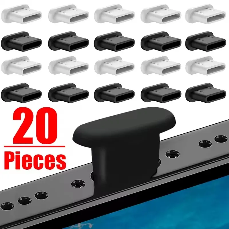 Silicone Dust Plugs Type C Charging Port Protector Stopper Cap Cover for Iphone 16 15 Pro Max 16 15 Plus Samsung Anti-Dust Plug