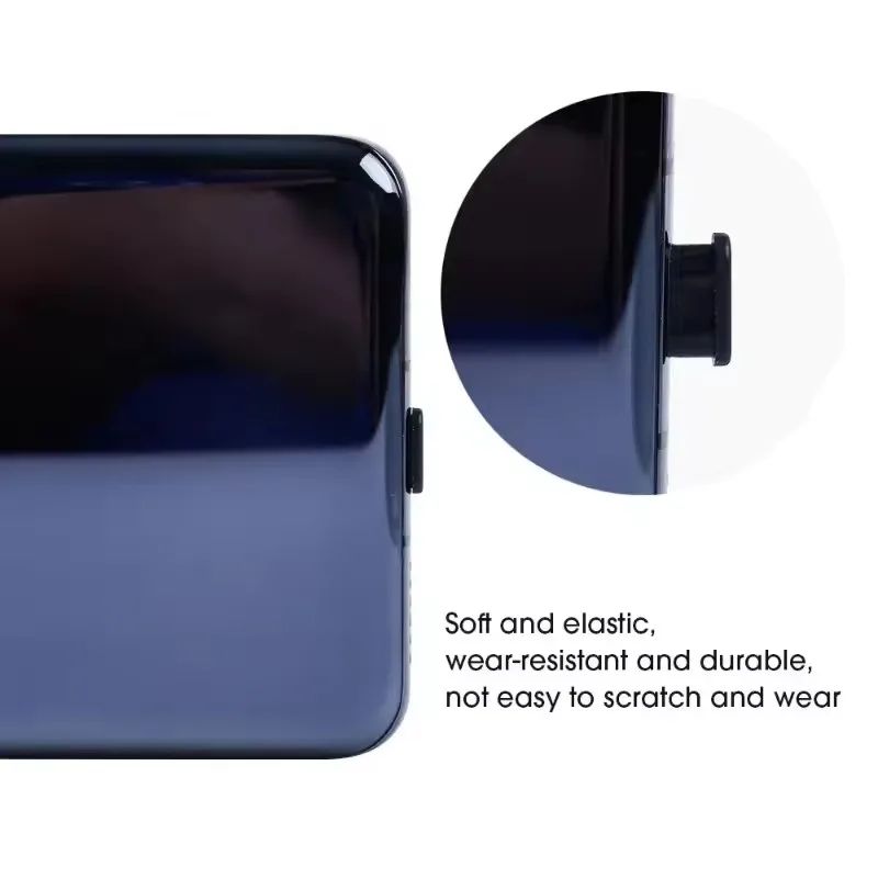 Silicone Dust Plugs Type C Charging Port Protector Stopper Cap Cover for Iphone 16 15 Pro Max 16 15 Plus Samsung Anti-Dust Plug