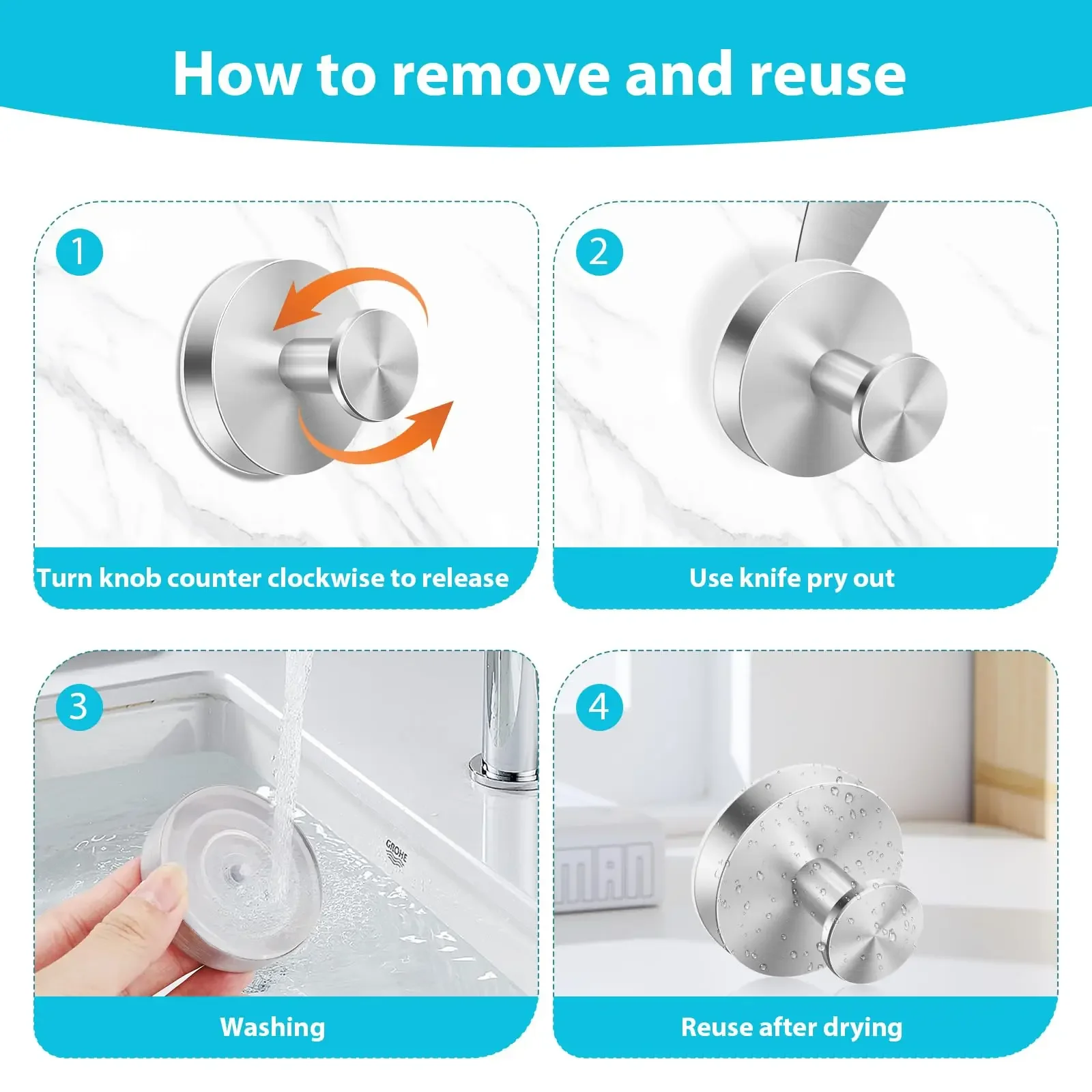 Vacuum Suction Cup Hooks Punch Free Bath Sucker Hook Wall Hook Hanger Glass Kitchen Bathroom Hooks for Towel Handbag