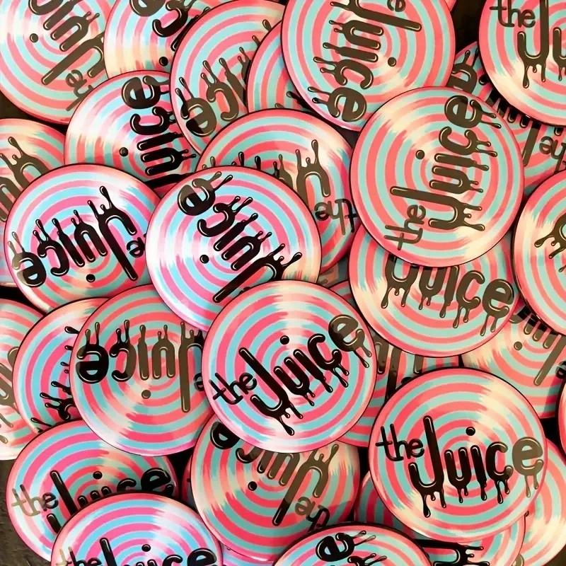 Customized Personalized Tinplate Enamel Pins Creativity Printed Pictures Text Metal Lapel Badges Brooches Jewelry Gift Wholesale