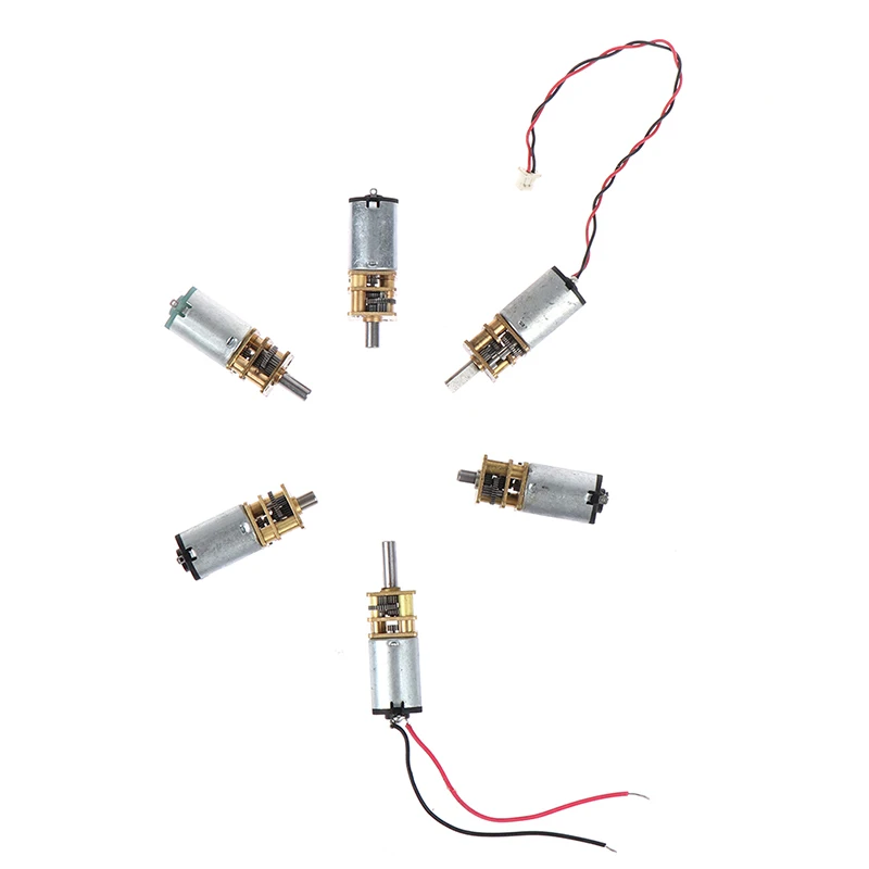 Mini N20 Gear Motor DC 3V-12V Slow Speed Full Metal Gearbox Gear Reducer Electric Engine Large Torque DIY Toy Robot