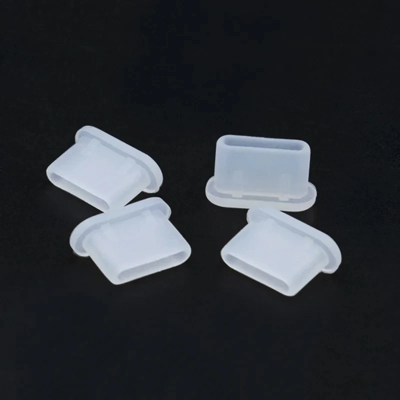 Type-C Silicone Dust Plugs Phone USB Charging Port Protector Cover Type C Anti-dust Cap for Samsung Xiaomi Huawei