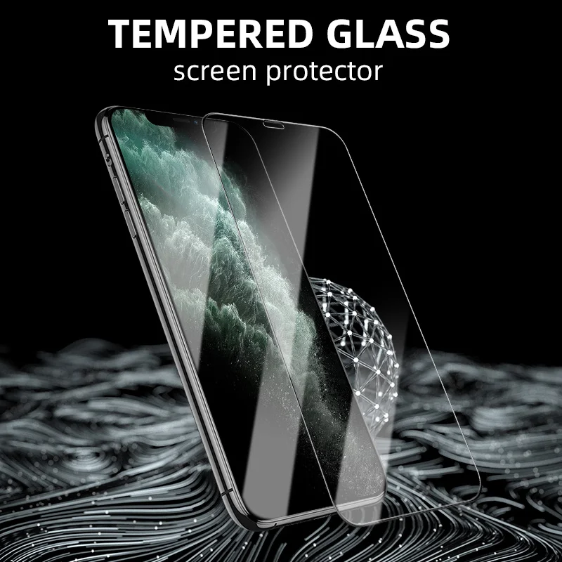 1-5PCS 9D Full Cover Tempered Glass For iPhone 17 16 15 11 12 13 14 18 Pro Max 16E Screen Protector For iPhone 13 Mini XR XS Max