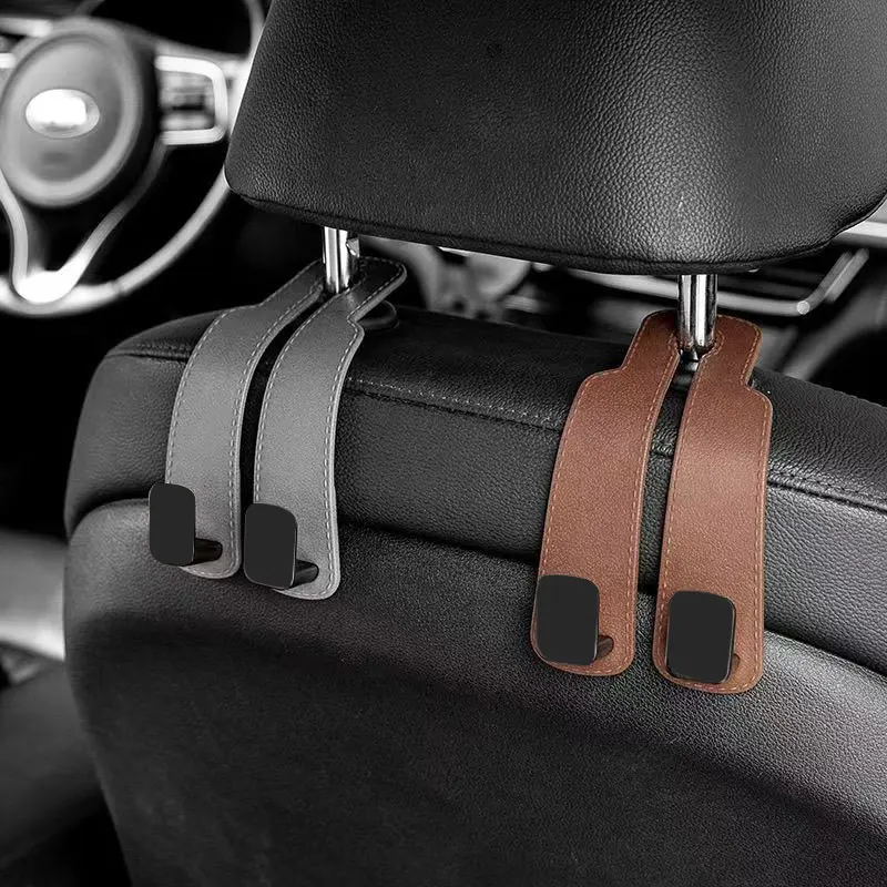 Car Headrest Hooks Hanger for Bags Seat Back Organizer Holder Clips Auto Fastener Hooks Car St