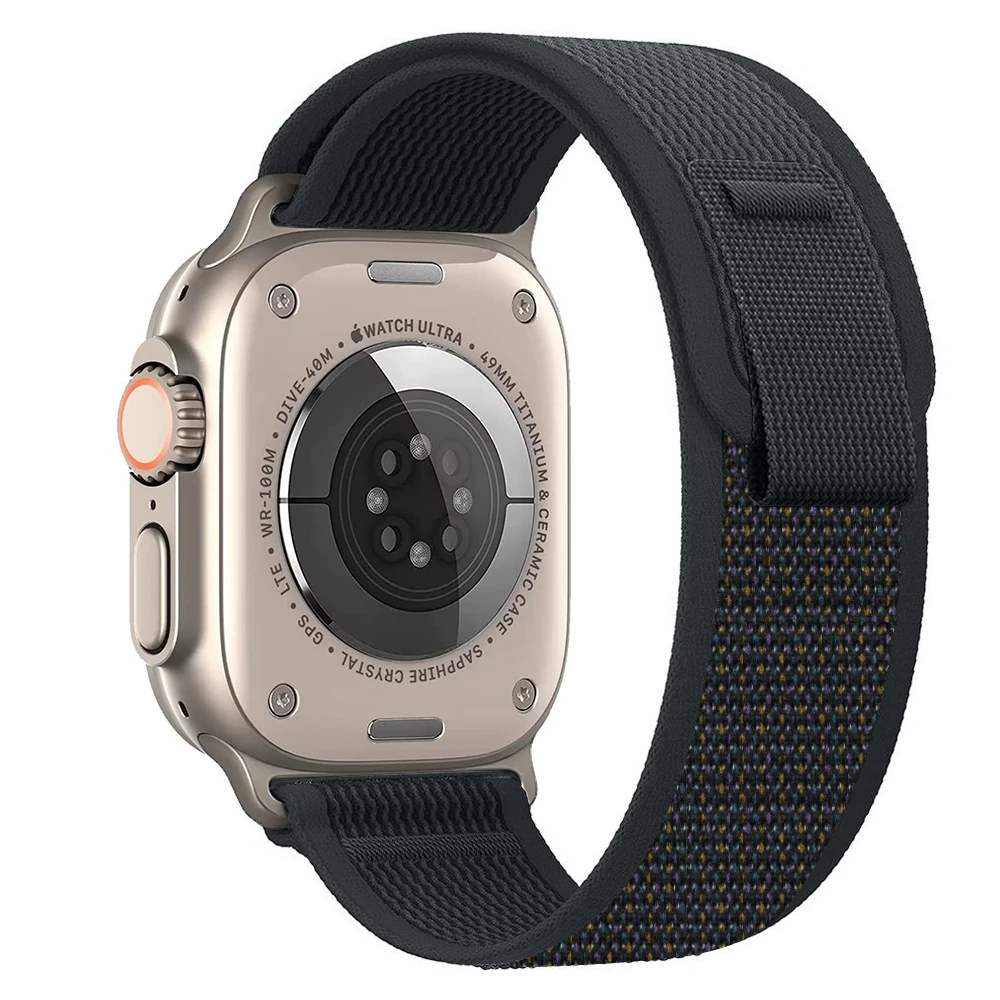 Trail Loop Strap for Apple Watch Ultra 4 3 2 Band 49mm 46mm 44mm 45mm 40mm 41mm 42mm Correa Bracelet iWatch Series 12 11 10 SE 9