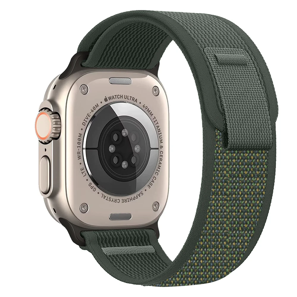 Trail Loop Strap for Apple Watch Ultra 4 3 2 Band 49mm 46mm 44mm 45mm 40mm 41mm 42mm Correa Bracelet iWatch Series 12 11 10 SE 9