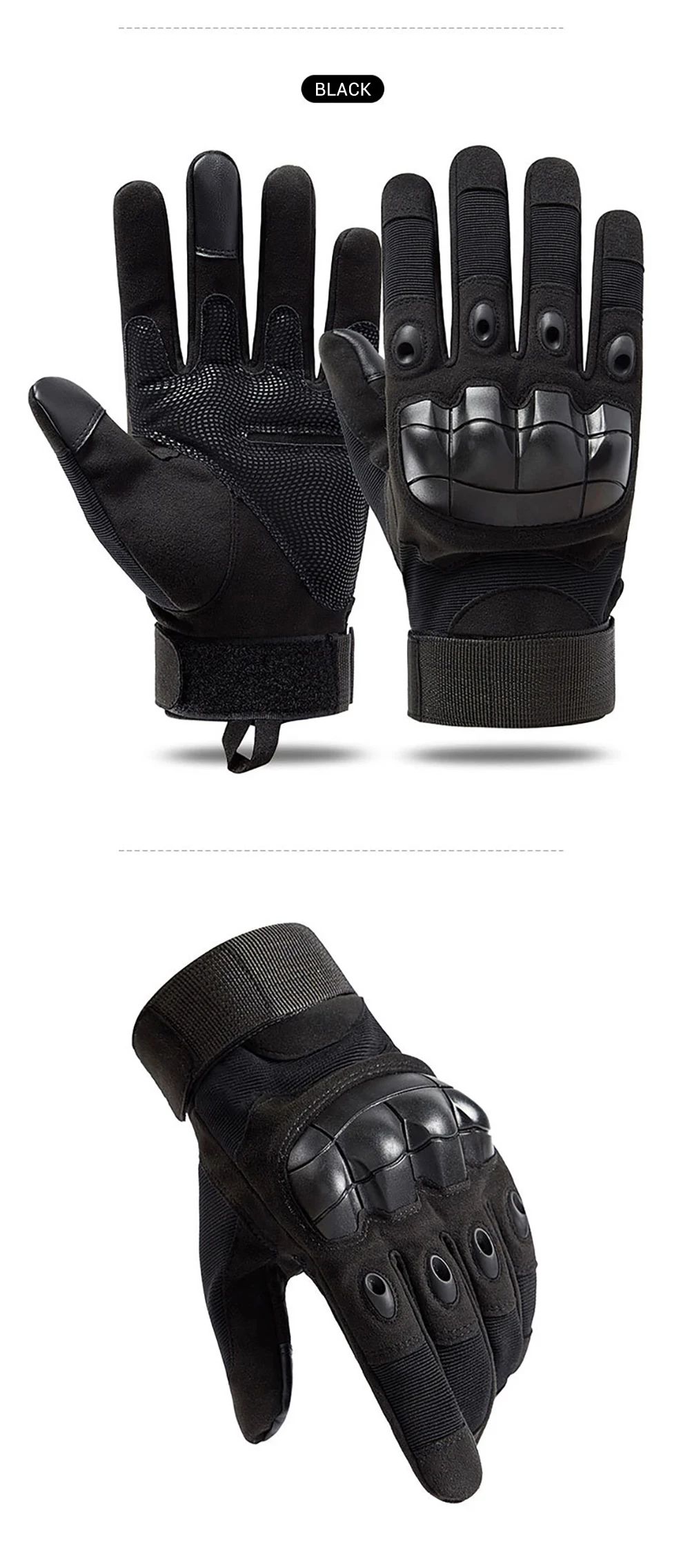 Touch Screen Motorcycle Gloves Spring Summer Breathable Full Finger Motorbike Riding Moto Gloves for Motocross