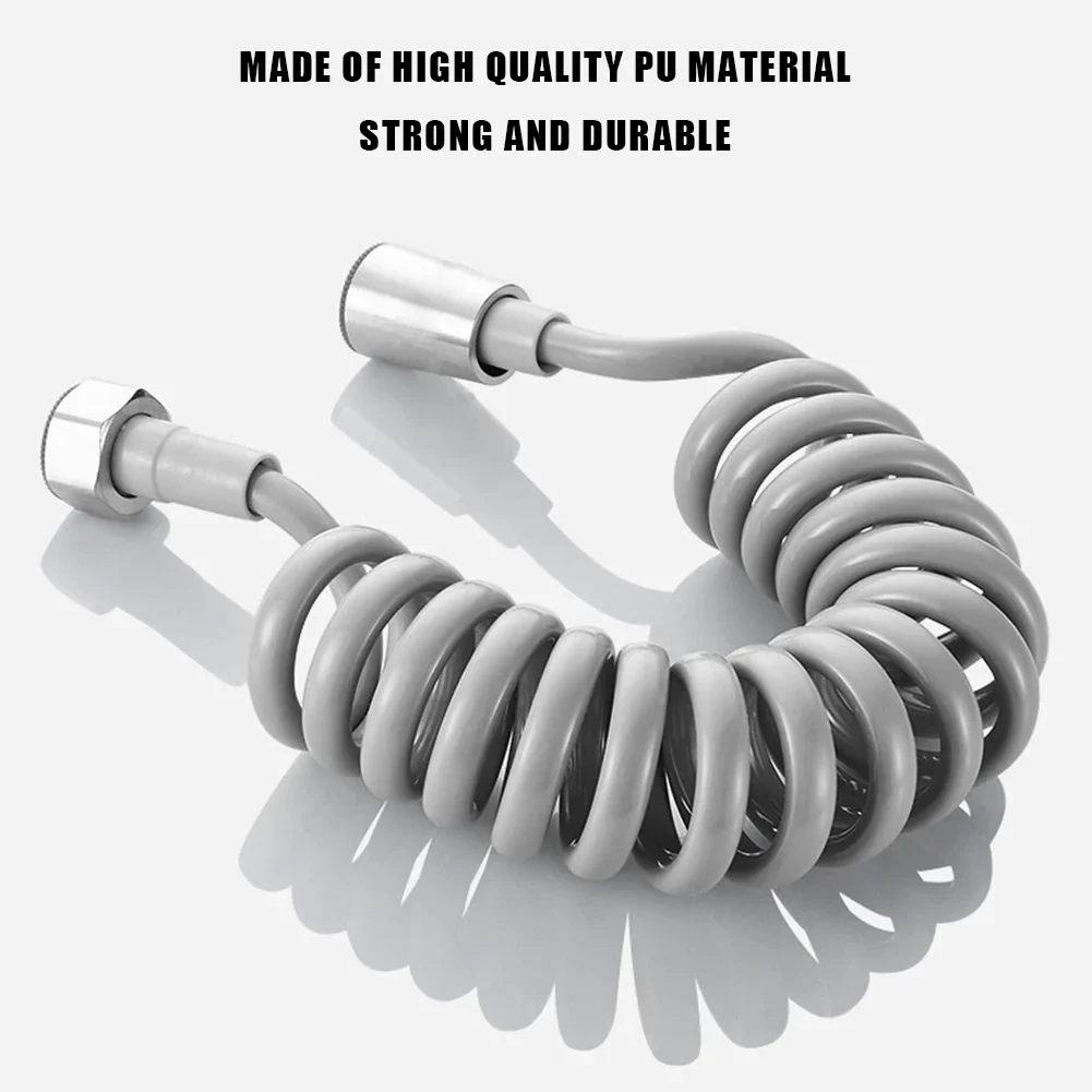 2m 3m 5m Spring Shower Hose Meters Water Plumbing Hose Plastic Bathroom Water Toilet Bidet Sprayer Telephone Line Soft Hoses