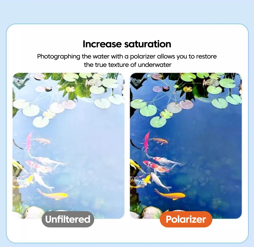 52mm CPL Universal With Clip Mobile Phone Lens Circular Polarizing Filter For iPhone Samsung smartphones