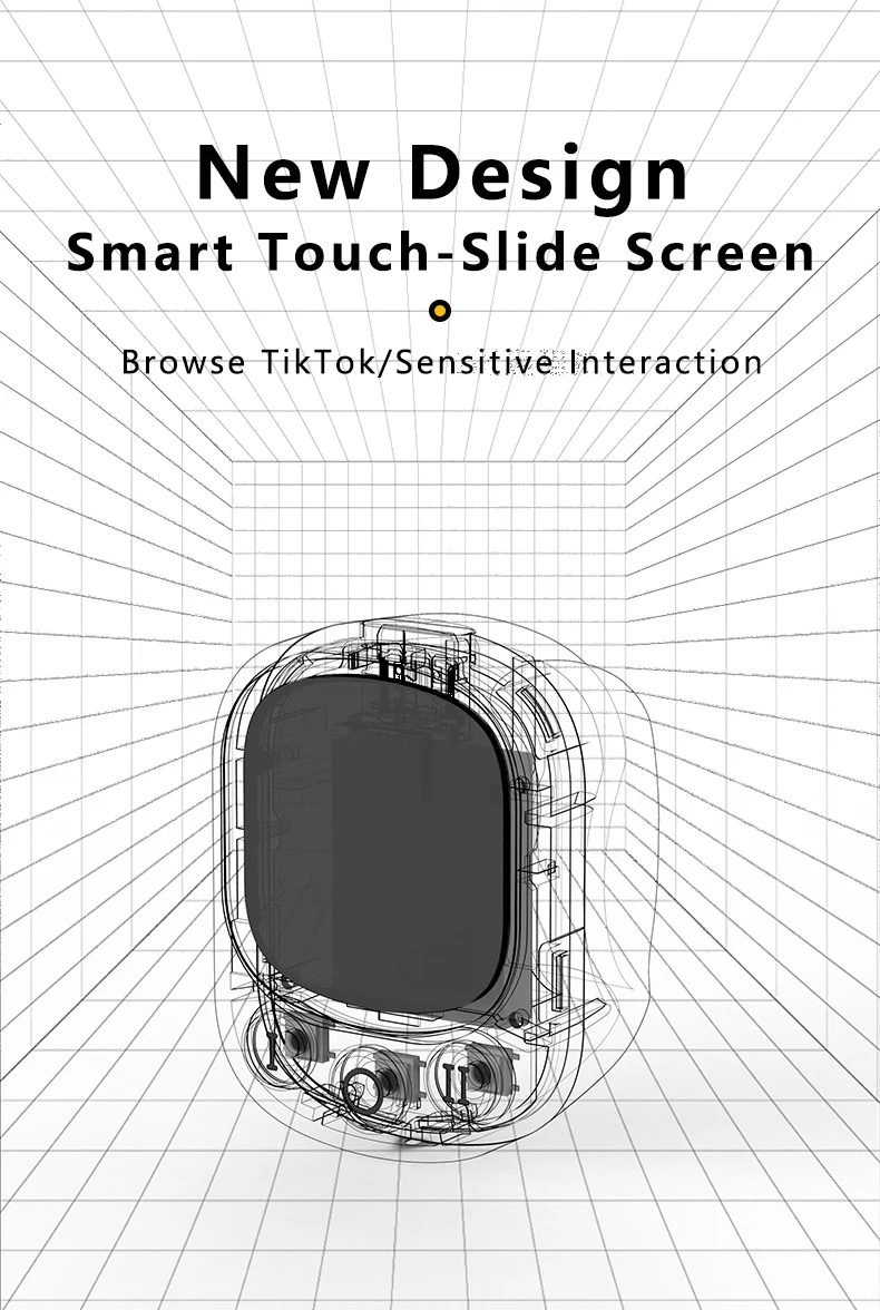 Mouse Ring Remote Control with Touchpad,Smart Automatic Screen Clicker Device,Continuous Clicker,Scrolling Ring Remote Control S