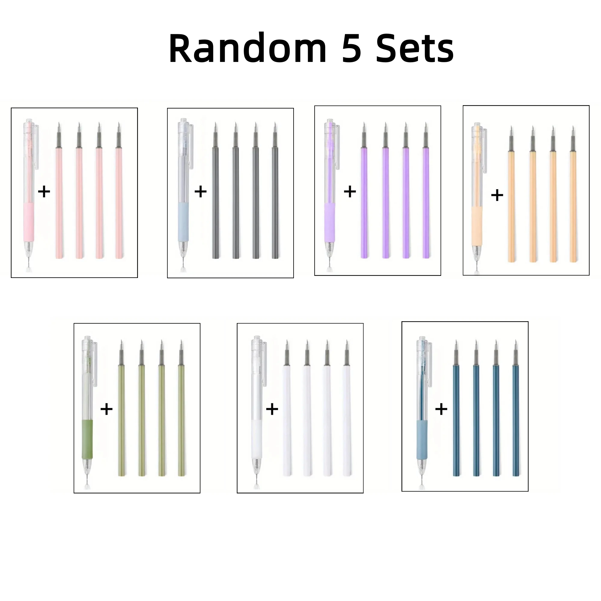 1+4PCS/5PCS Pen Knife Mini Pressing Engraving Pen Ins Mini Account Sticker Art Knife Paper Art Knife Pen Cutting Paper Knife