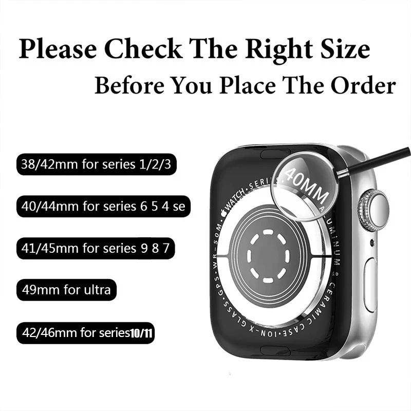 Bumper Soft Silicone Case For Apple Watch 11 10 9 8 7 6 SE 5 Anti-drop Matte Cover For iwatch 49mm 41mm 42mm 46mm 40mm 44mm 45mm