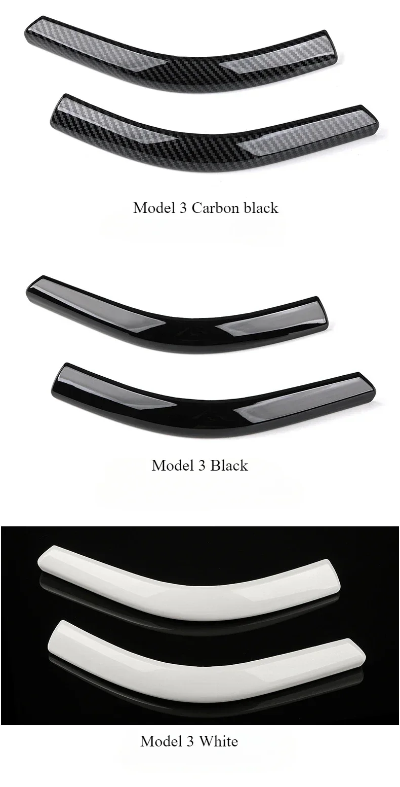For Tesla Model 3 Y YL Juniper Highland 2025-2020 2026 ABS Rearview Mirror Anti-collision Strips Trim Anti-scratch Sticker Cover