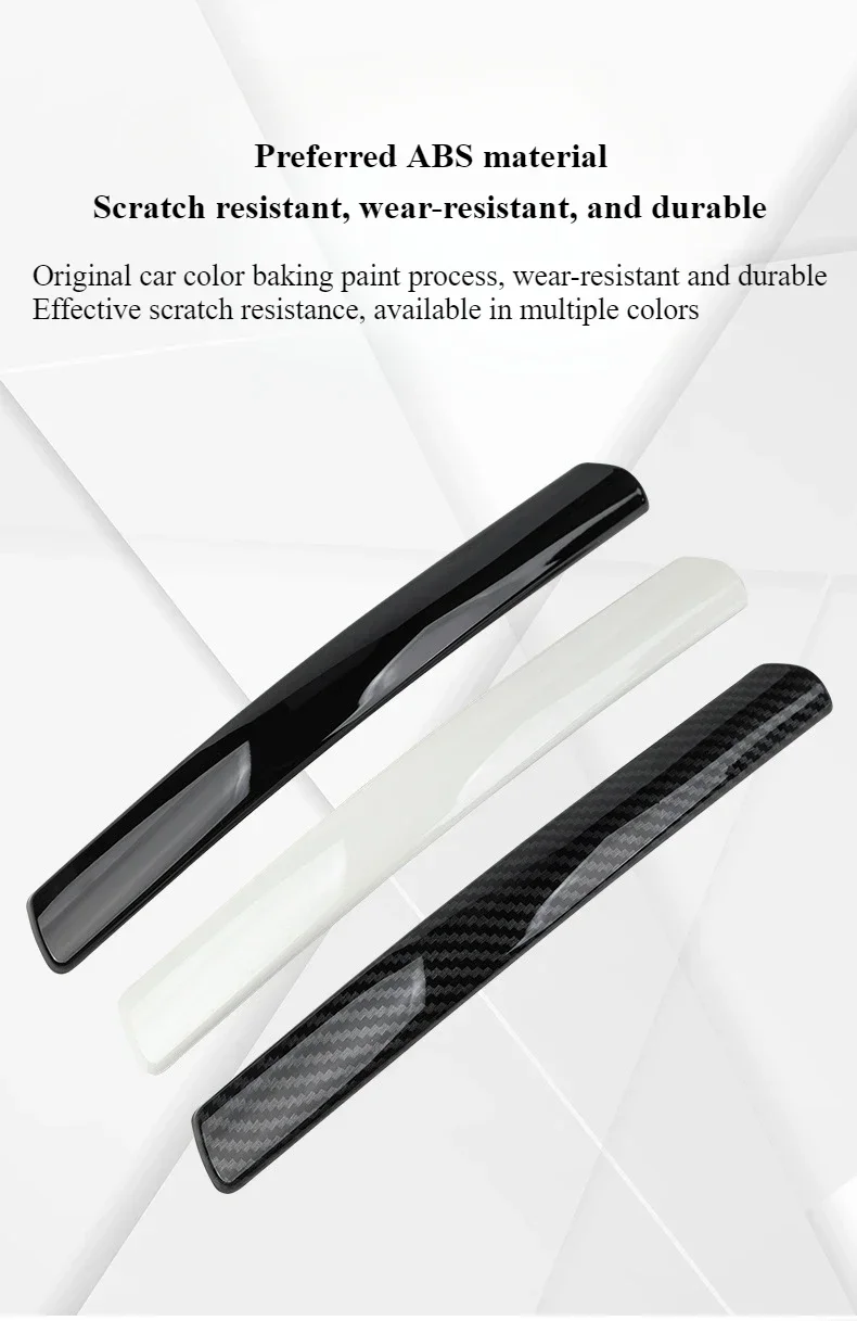 For Tesla Model 3 Y YL Juniper Highland 2025-2020 2026 ABS Rearview Mirror Anti-collision Strips Trim Anti-scratch Sticker Cover