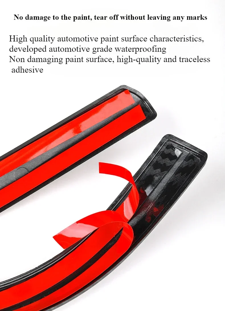 For Tesla Model 3 Y YL Juniper Highland 2025-2020 2026 ABS Rearview Mirror Anti-collision Strips Trim Anti-scratch Sticker Cover