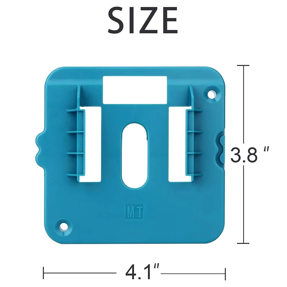5PCS Battery Holder for Makita 18V Li-ion Battery Tools Machine Holder Storage Rack Wall Mount for BL1860 BL1850(No Battery)