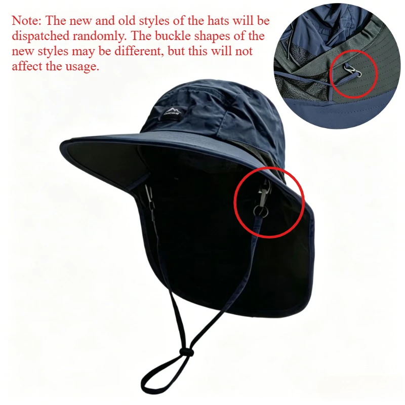 Caps Summer Wide Brim Neck Protection Unisex Bucket Hats Outdoor Visor Quick-drying Panama Sunscreen Tied Fishing Hiking Hat