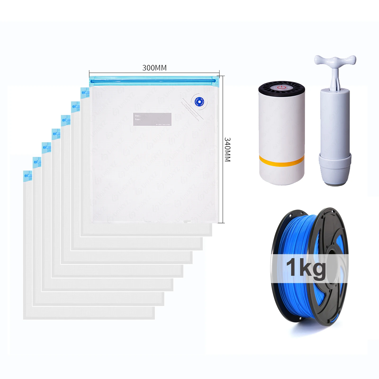 3D Printer Filament Storage Bag PLA ABS PETG Vacuum Bag Dryer Safekeep Humidity Resistant Sealing Bags Keep Filament Dry Sealed