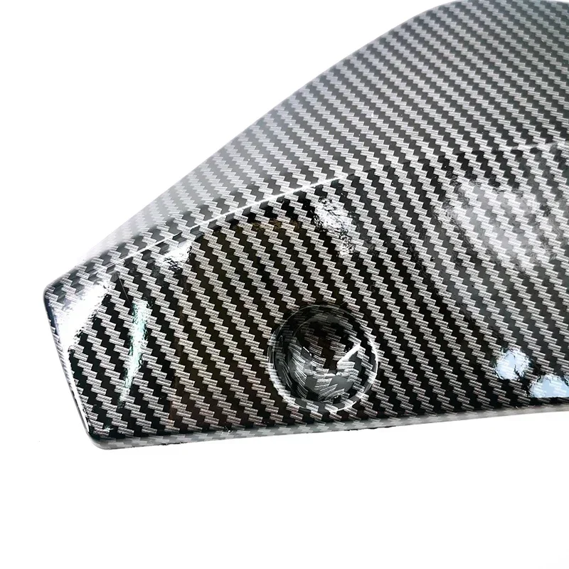 Car Front Rear Bumper Strip Lip Spoiler Diffuser Splitter Scratch Protector Carbon Fiber Winglets Side Skirt Extension Universal