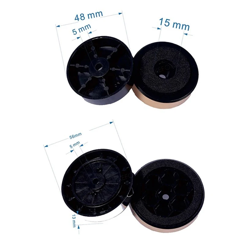 4pcs/set HIFI Audio Speaker Amplifier Anti-shock Absorber Feet Pads Isolation Stand Crab Claw Clamp Bracket For Camera Tripods
