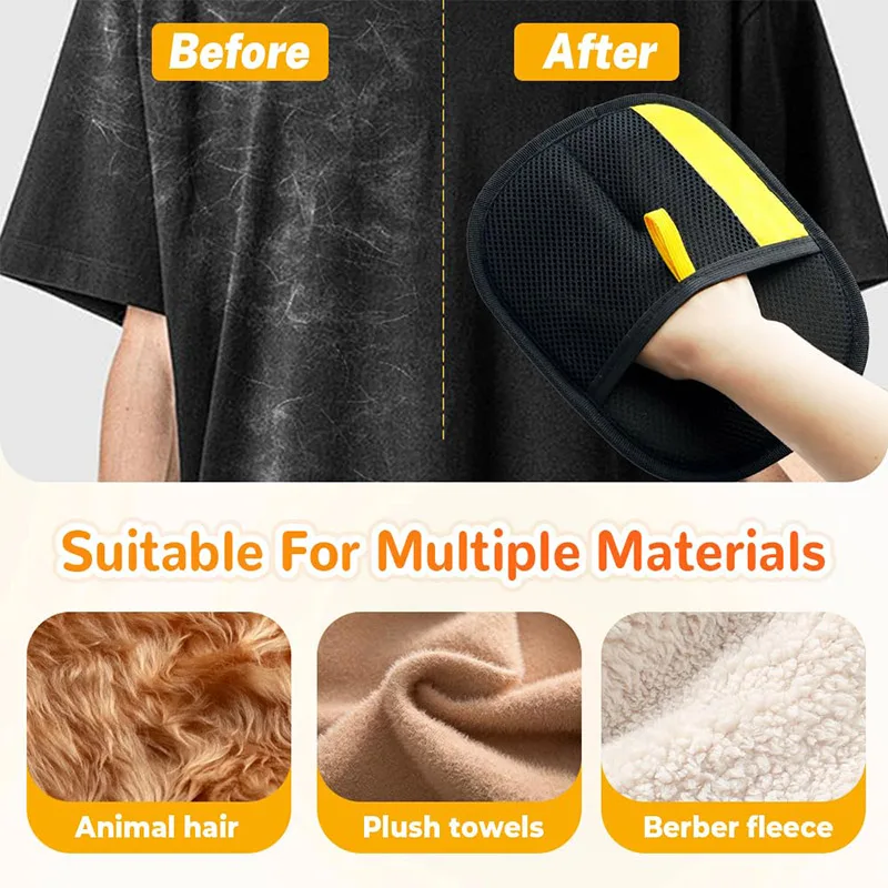 Pet Hair Cleaning And Collection Gloves Pet Double-sided Multi-functional Beauty Glove Tool Reduce The Pressure Of Pet Ownership