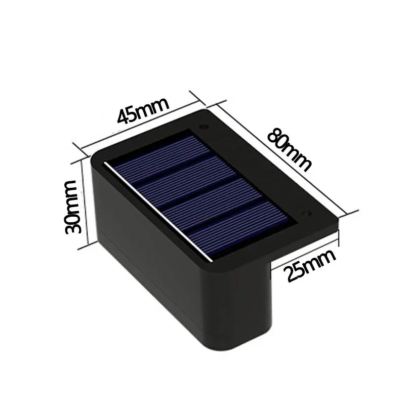 1/2/4PCS Solar Wall Lights Outdoor Waterproof Garden Step Lighting for Yard Fence Stair Pathway Decoration Outside Solar Lights