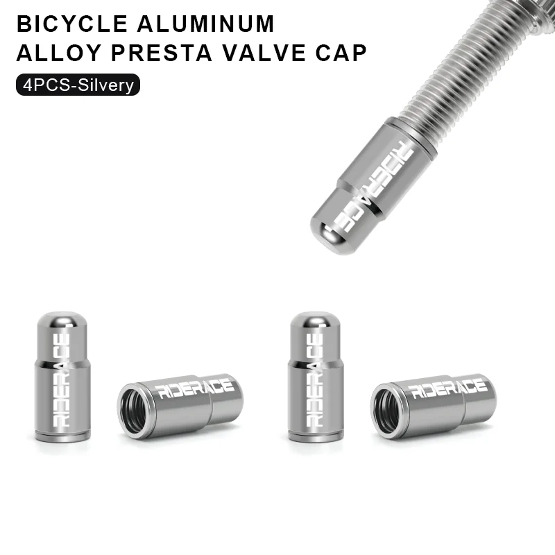 2/4/10Pcs Bicycle Tire Valve Cap Dustproof Lightweight Aluminum Alloy MTB Road Bike Tube Tyre Gas Nozzle Cover For FV Presta