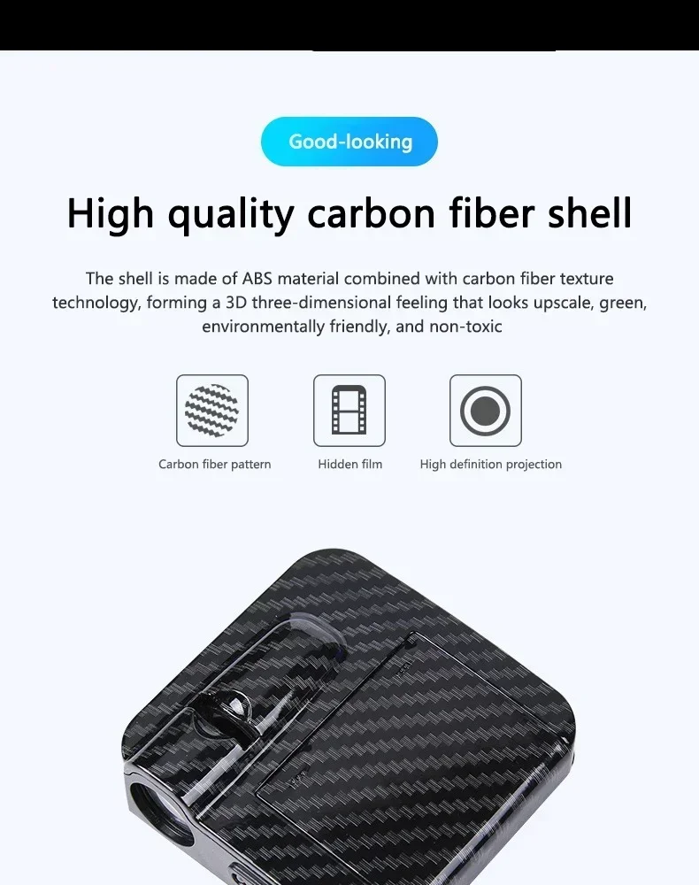 Wireless HD Laser Car Door Projector - 2/4pcs, Auto Accessory, No Wiring Required, Battery-Powered, for Easy Night Entry