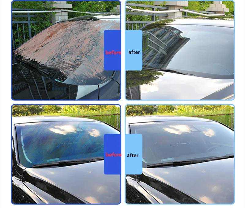 Solid Cleaner Car Windscreen Cleaner Effervescent Tablet Auto Wiper Glass Solid Cleaning Concentrated Tablets Detergent