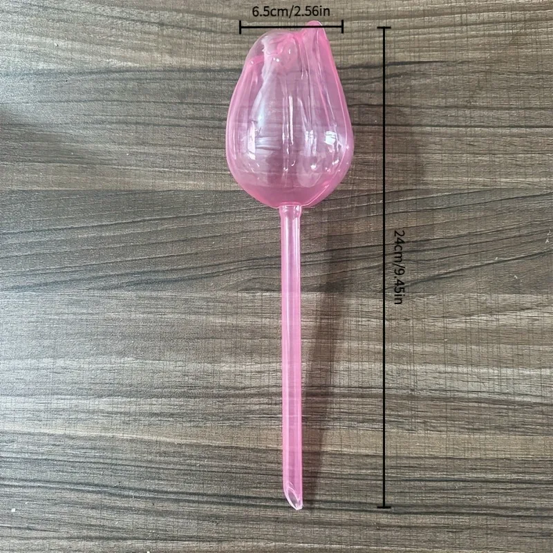 Pink Tulip Plant Watering Balls, Suitable for Indoor and Outdoor Plants, Automatic Plant Drippers, and Automatic Watering